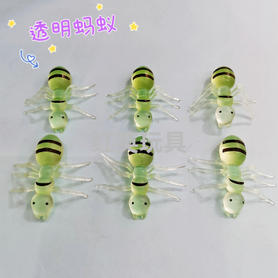 Artificial Ant Transparent Color Toy Capsule Toy Hanging Board Accessories Gift Decoration Supply Factory Direct Sales Wholesale