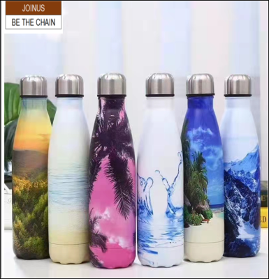 可乐瓶带印刷  KELE 500ML WATER BOTTLE  AF-3988-3