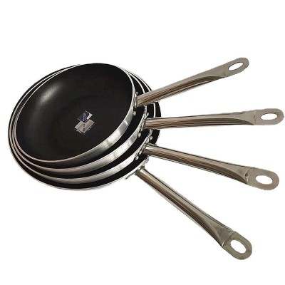 Pan Non-Stick Pan Induction Cooker Gas Hotel Commercial Fried Steak Fried Egg Dumplings Household Frying Pan and Pancake Pan