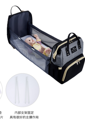 Multi-Functional Large Capacity Maternal and Child Backpack for Foreign Trade