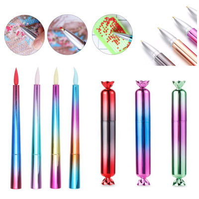 Diamond Painting Tools Diamond Pen Candle Candy Diamond Drawing Pen 5D Masonry Painting Manicure Implement Diamond Pen
