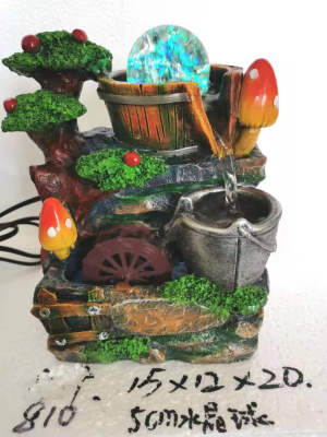 Artificial Mountain and Fountain Decoration Living Room TV Coffee Table Cashier Front Desk Opening Gifts Gift