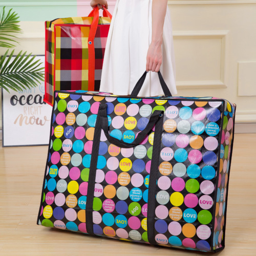 Wholesale XL Hand-Carrying Oxford Cloth Moving Bag Woven Bag Luggage Bag Laminated Non-Woven Bag