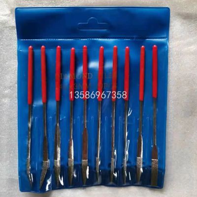 Diamond Alloy Flat File Needle File Diamond File Set Electroplating Polishing Tool