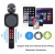 Bluetooth Microphone Square Large Shock Film Red Microphone Capacitor Household Wireless Microphone Neutral Audio