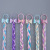 Foreign Trade Hairpin for Girls Headdress Small Horse Tail Wig Bow Accessories Colorful Braided Color Wig Braid