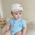 Infant Internet Celebrity Romper Male and Female Baby Triangle Rompers Newborn Jumpsuit Western Style Onesie Clothing Summer Fashion