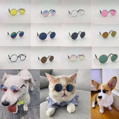 Pet Glasses Cat Sunglasses for Pets UV Protection Glasses Glasses Trendy Cool Accessories Goggles Glasses