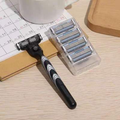 Men's Three-Layer Universal Manual Shaver Knife Rest 3-Layer Shaver Factory Wholesale without the Whole Box of Knife Head