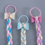 Foreign Trade Hairpin for Girls Headdress Small Horse Tail Wig Bow Accessories Colorful Braided Color Wig Braid