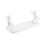 Japanese-Style Simple Bathroom Wall-Mounted Human-Shaped Fence Hook Rack Creative Punch-Free Kitchen Storage Rack Seasoning Rack