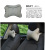Rongsheng Car Supplies Car Seat Headrest Genuine Leather Neck Pillow Four Seasons Home PVC Leather Massage Breathable Pillow