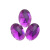 Benzene Acrylic Plastic Oval Egg-Shaped Flat Bottom Chamfer Drill DIY Ornament Accessories Door Flower Xi Character Stick-on Crystals
