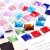 Flat Square Benzene Plastic Acrylic Diamond Ceramic Gravel Block Plastic Toy Ornament Accessories Stick-on Crystals