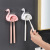 Flamingo Dental Rack Brush Hanging Punch-Free Cute Toothbrush Storage Rack Swan Toothbrush Holder Toothbrush Holder Wall Hanging