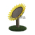 Pet Supplies Cat Toy round Scratching Board Cat Grinding Claw Toy Sisal Sunflower Cat Scratching Table