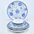 Bowl Dish Plate Full Set Wholesale 16 Heads Blue and White Porcelain Dishes Set Restaurant Household Plate Bowls Wholesale Large Wholesale