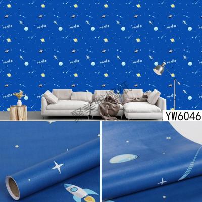 [Poly MEGA STAR Wallpaper] Wallpaper Bedroom Home PVC Self-Adhesive Wallpaper Waterproof Moisture-Proof Wallpaper