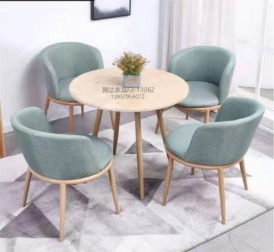 Dining Chair Coffee Table and Chair Combination Small round Table Reception Table and Chair Negotiation Table and Chair