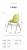 Eames Nordic medieval style designer creative stackable backrest chair restaurant study leisure home chair