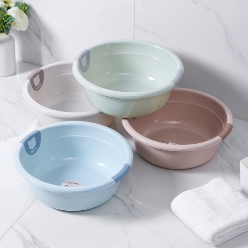 washbasin plastic wash-basin large thickened student washbasin round laundry basin plastic wash-basin customization