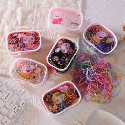 Disposable Small Rubber Band Girls' Hair Band Does Not Hurt Hair Rope Hair Ring Hair Rope Women's Simple