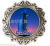 Dubai Burj Khalifa Sailing Hotel Refridgerator Magnets Plastic Silver Foil Design Customization as Request