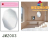 Mirror Self-Adhesive Mirror Stickers HD Acrylic PS Material Cosmetic Mirror Bathroom Mirror Oval Soft Mirror Wall Stickers