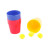 Plastic cups and balls magic trick for promotion