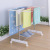 Wholesale Towel Rack Floor Folding Mobile Clothes Hanger Small Bathroom Bay Window Drying Rack