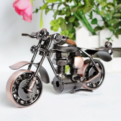 Factory Direct Sales Hot Sale Metal Iron Art Small Motorcycle Model Iron Metal Crafts Ornaments