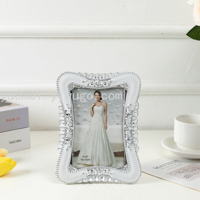 Plastic Photo Frame Pearl Table Frame Photo Studio Wedding Photo Photo Frame Art Photo Frame