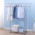 Wholesale Floor Hanger Metal Stainless Steel Laundry Rack Floor Balcony Indoor Hanger