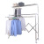 Clothes Hanger Floor Folding Indoor and Outdoor Large Hanger Hanger Portable Korean Wholesale