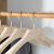 Household Adult Clothes Hanger Hotel Suit Clothing Store Three Section Clothes Hanger Suit Wide Shoulder Hanger Wholesale Camphor Wood Clothes Hanger