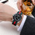 Foreign Trade Water Ghost GG Watch Popular Sports Waterproof Calendar Watch Nylon Watchband Green Red and Green Watch Luminous