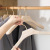 Household Adult Clothes Hanger Hotel Suit Clothing Store Three Section Clothes Hanger Suit Wide Shoulder Hanger Wholesale Camphor Wood Clothes Hanger