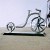 Creative Stainless Steel Metal Movable Bicycle Model Crafts Office Desk Desktop Decoration SMG Car