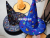 Halloween Props Dance Party Cos Hat Children's Hair Accessories Witch Witch Adult with Flower Strap Sand Pumpkin Hat