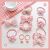 Western Style Children's Hair Band Chinese Style Han Costume Headdress Bow Streamer Hair Tie Hair Rope Baby Does Not Hurt Hair Accessories Female