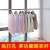 Stainless Steel Telescopic Clothes Rail Punch-Free Multi-Functional Bathroom Hanging Shower Curtain Rod Bold Clothesline Pole Support Wholesale