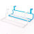 Kitchen Multi-Purpose Double Rod Door Back Towel Rack Nail-Free Traceless Cabinet Rag Rack Bathroom Debris Racking