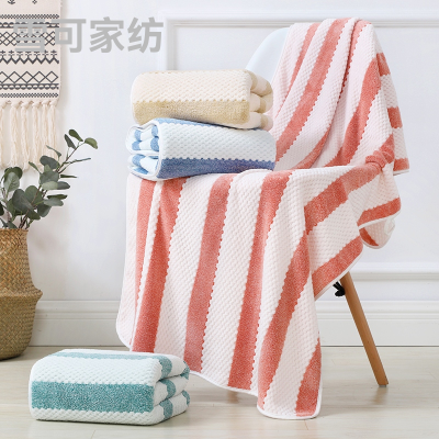 Coral Fleece Dry Hair Absorbent Bath Towel Jinya Cotton 70*140 Soft Texture Absorbent No Lint 2022 New