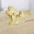 Creative Office Decoration Metal Cutting Texture Lion Model Decoration Home Decorations SMG Lion Golden