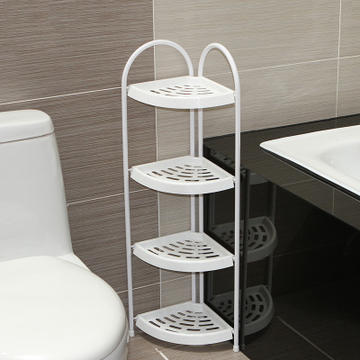 Wholesale Bathroom Corner Shelf Bathroom Multi-Functional Storage Rack Organizing Rack Small Floor-Standing Storage Shelves