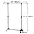 Wholesale Stainless Steel Retractable Clothes Hanger Floor Single Rod Bold Hanger Bedroom Drying Rack