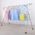 Clothes Hanger Floor Folding Stainless Steel Balcony Clothes Drying Hanger Stall Mobile Clothes Rack Wholesale
