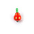 Colorful Wooden Crafts Small Spinning Top Traditional Nostalgic Children Cartoon Wooded Qizhi Toy Wooden Fruit Gyro