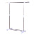 Factory Supply Stainless Steel Single Rod Clothes Hanger Floor Mobile Drying Rack Retractable Can Be Sent on Behalf