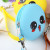 Silicone Wallet Cartoon Cute Ball Bag Storage Bag Smiley Face Silicone Bag Portable round Coin Purse